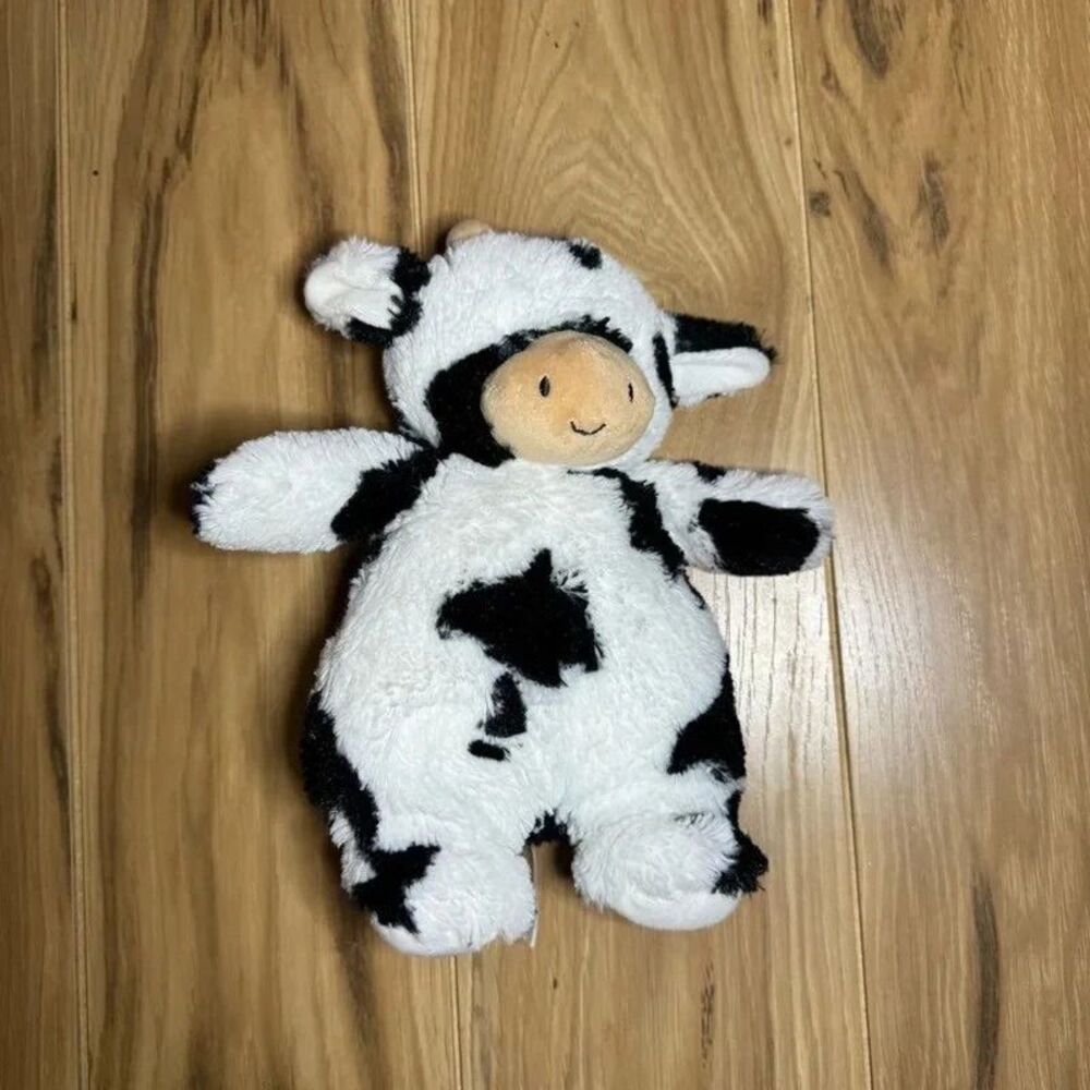 Carter's Black and White Cow Plush Stuffed Animal Farmhouse Nursery Cottagecore